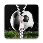 football zipper lock screen 2019 android application logo